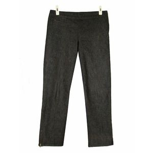 Talbots Stretch Skinny Zipper Ankle Crop Pants 10